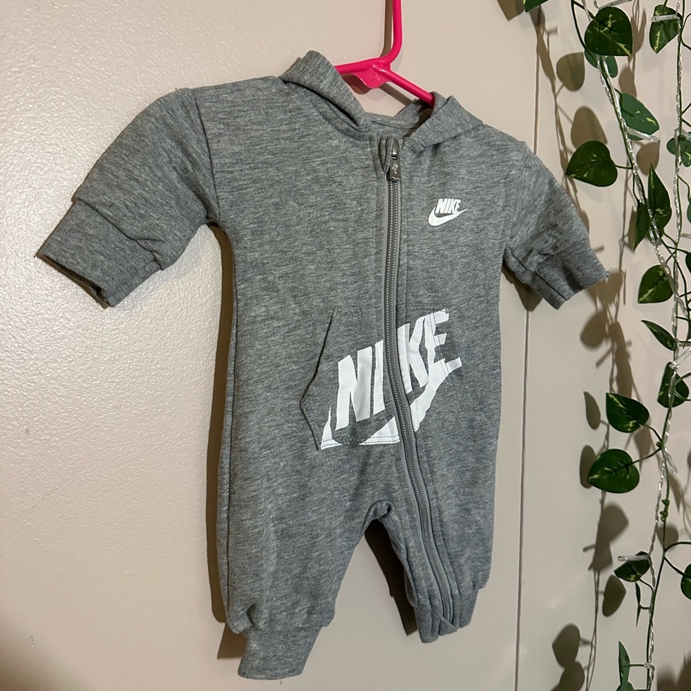 Nike Gray Infant One Piece
